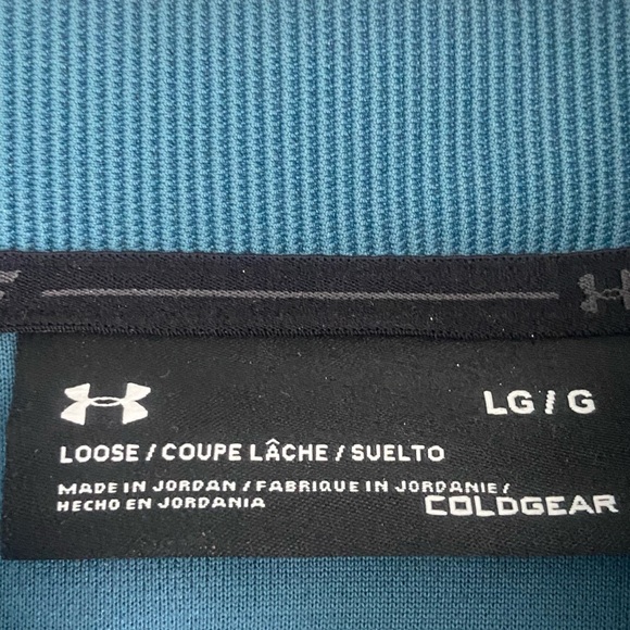 Mens Large Under Armour Golf Pullover - Picture 3 of 3